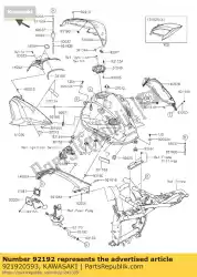 Aquí puede pedir tubo, combustible zr750l8f de Kawasaki , con el número de pieza 921920593: