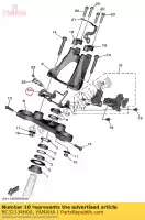 BC32334H00, Yamaha, colchete 2 yamaha xp530a xp560e 530 560 , Novo