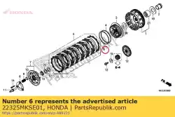 Aqui você pode pedir o trepidação da primavera em Honda , com o número da peça 22325MKSE01: