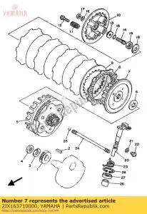 yamaha 2JX163710000 chefe, embreagem - Lado inferior