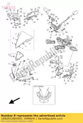 Aqui você pode pedir o gráfico, 15 em Yamaha , com o número da peça 1KB2832B0000: