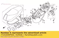 77102KRP900, Honda, Bar, blocco sedile honda scv 100 2005 2006 2007, Nuovo