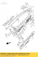 4711021C90Y98, Suzuki, couverture, cadre, r. suzuki gsx  f gsxr gsx750f 750 , Nouveau