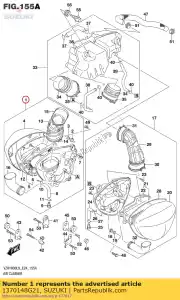 suzuki 1370148G21 czystsze powietrze rh - Dół