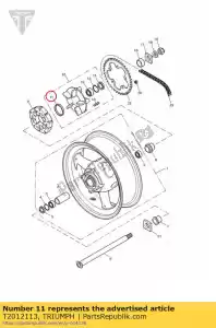 triumph T2012113 ring - Onderkant