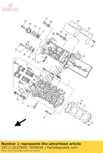 yamaha 1RC111010900 cylinder head assy - Bottom side