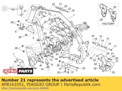 Aprilia AP8161051, Afstandsstuk, OEM: Aprilia AP8161051