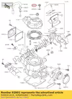 920021222, Kawasaki, perno, 6x10 kawasaki kx  a e w b r d g f c t kmx kdx monster energy h 85 ii kx250 kx500 kmx125 kdx200 kmx200 kdx250 kx100 kx80 sw lw kx65 kx85 big wheel kx85ii 65 500 80 250 125 200 100 , Nuevo