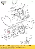 110611300, Kawasaki, 01 pakking, afdekkap generator kawasaki klx230r klx230 230 , Nieuw