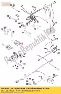 ktm 58311570000 w??cznik ?wiat?a kpl. cev '94 - Dół