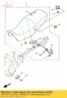 2RH247310000, Yamaha, copertina, sedile yamaha tzr 125, Nuovo