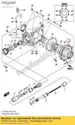 Ici, vous pouvez commander le boîtier, final arrière auprès de Suzuki , avec le numéro de pièce 2745131G10: