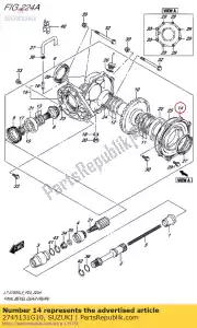 Suzuki 2745131G10 boîtier, final arrière - La partie au fond