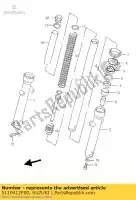 5110412F00, Suzuki, serranda, fr.fork suzuki gz 125 250 1998 1999 2000, Nuovo