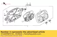 37200MBTC41, Honda, meter assy., speed & tacho honda xl 1000 2007 2008 2009 2010, New