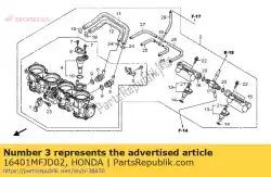 Aqui você pode pedir o conjunto do corpo do acelerador. Em Honda , com o número da peça 16401MFJD02: