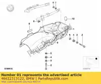 46622313122, BMW, tail part lower bmw  1100 1150 1992 1993 1994 1995 1996 1997 1998 1999 2000 2001 2002 2003 2004 2005 2006, New