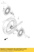 5471141G10, Suzuki, Axle,front suzuki gsx r 1000 2009 2010 2011, New