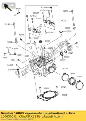 Here you can order the holder-carburetor from Kawasaki, with part number 160650031: