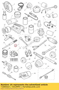 triumph T3880607 camshaft timing tensioner - Bottom side