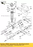 390070182, Kawasaki, Arm-susp, uni trak kx450fcf kawasaki kx 450 2012 2013 2014 2015, Nuovo