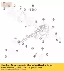 Tutaj możesz zamówić t? Ok + oring + kula 27mm od KTM , z numerem części 59032066000: