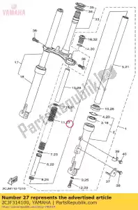 yamaha 2CJF314100 molla, forcella anteriore - Il fondo