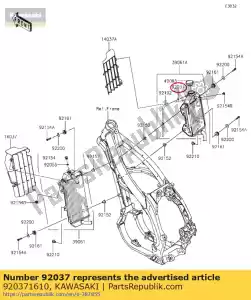 kawasaki 920371610 klem klf185-a1 - Onderkant