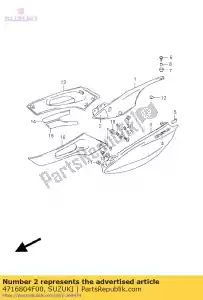 Suzuki 4716804F00 scudo, fr.cover - Il fondo