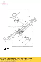 Aqui você pode pedir o conjunto de pistão (std) em Yamaha , com o número da peça 1C3116300000:
