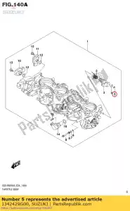 Suzuki 1342429G00 e ring - Bottom side