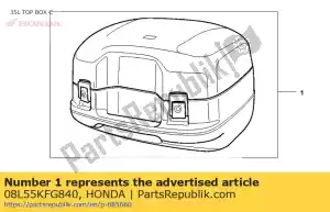 honda 08L55KFG840 35 l topkoffer c - Onderkant