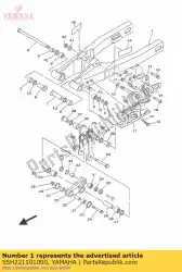 achterarm comp. Van Yamaha, met onderdeel nummer 5SH221101000, bestel je hier online: