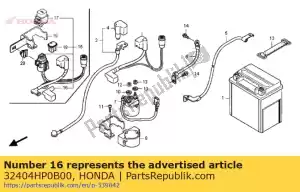 Honda 32404HP0B00 deksel, vleermuisklem - Onderkant