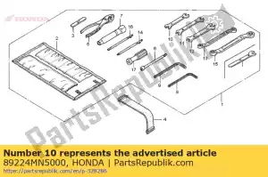 Honda 89224MN5000 spanner 7x8 - Bottom side