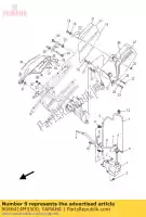 9046414M5500, Yamaha, braçadeira yamaha  xt yfm 660 850 1000 1200 2002 2003 2004 2005 2006 2007 2010 2011 2012 2014 2015 2017 2018 2019 2020 2021, Novo