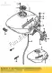 Tape set,fuel t Suzuki 6811020C21K41