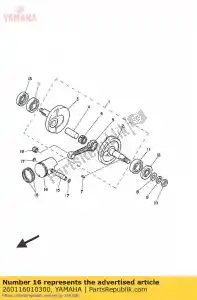 yamaha 260116010300 set di fasce elastiche (std) - Il fondo