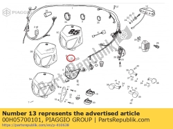 Aprilia 00H05700101, Pakking, OEM: Aprilia 00H05700101