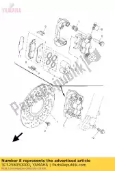 Qui puoi ordinare kit pastiglie freno da Yamaha , con numero parte 3C5258050000: