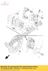 yamaha 3C5258050000 kit pastiglie freno - Il fondo