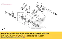 Here you can order the collar, gearshift drum stopper from Honda, with part number 24432413000: