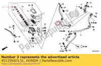 45125K87L51, Honda, tubo compr. un, fr. freno honda  500 2017 2018 2019, Nuovo