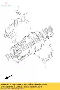 suzuki 4488110F00 bracket,catch t - Bottom side