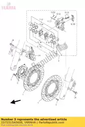 Tutaj możesz zamówić obr? Cz ko? A 2 (prawe) od Yamaha , z numerem części 1D72515A0000: