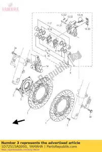 yamaha 1D72515A0000 obr?cz ko?a 2 (prawe) - Dół