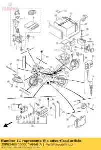 yamaha 39P8246K0000 espaçador - Lado inferior