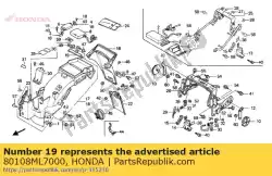 Here you can order the stopper,spark uni from Honda, with part number 80108ML7000: