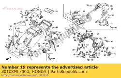 stop, vonk uni van Honda, met onderdeel nummer 80108ML7000, bestel je hier online: