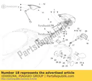 Piaggio Group 1D000244 richtingaanwijzer linksachter - Onderkant